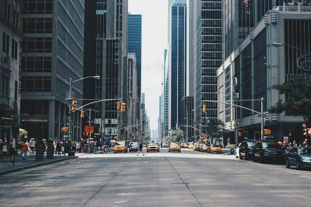 City street scene