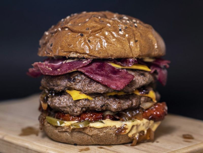 Triple Tower Burger